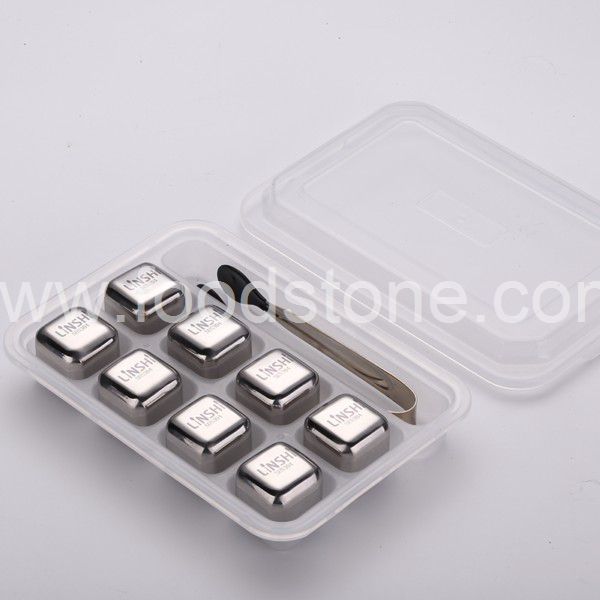 Stainless Steel Ice Cubes (2)