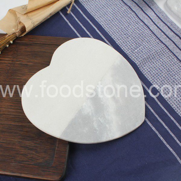 Heart White Marble Cutting Board (3)