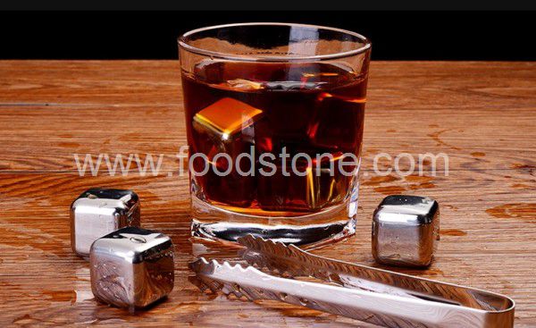 Stainless Steel Ice Cubes (4)