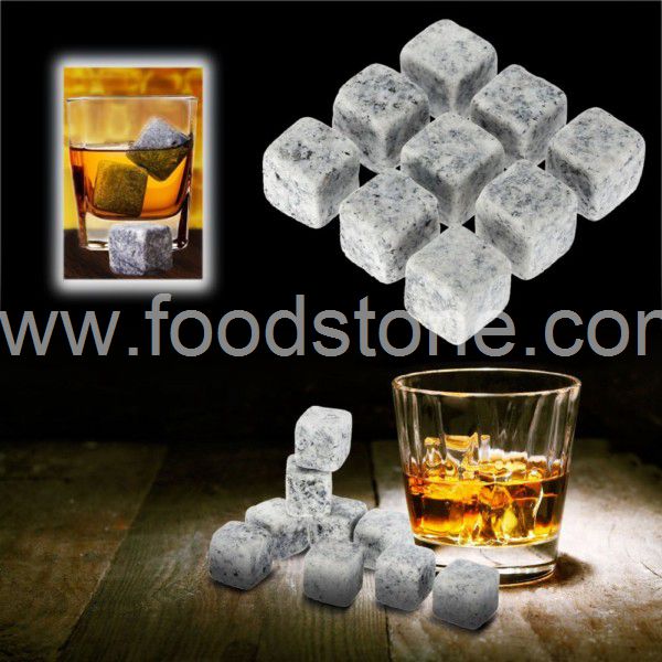 Grey Granite Whisky Stones