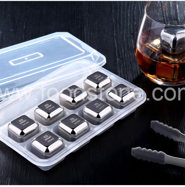 Engraving Stainless Steel Ice Cubes (3)