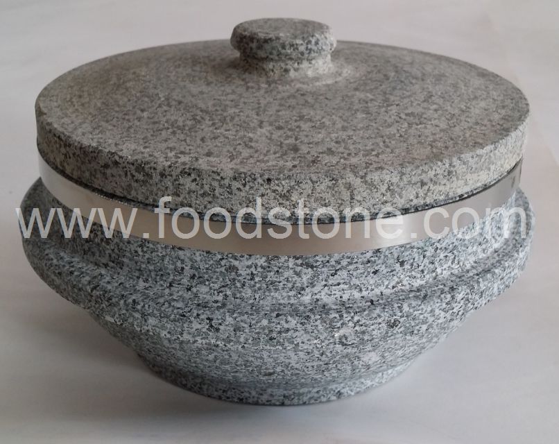 Stone Cooking Pots with  Lid