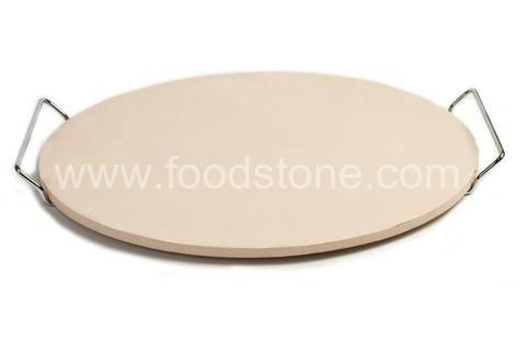 Round Pizza Stone  With Rack